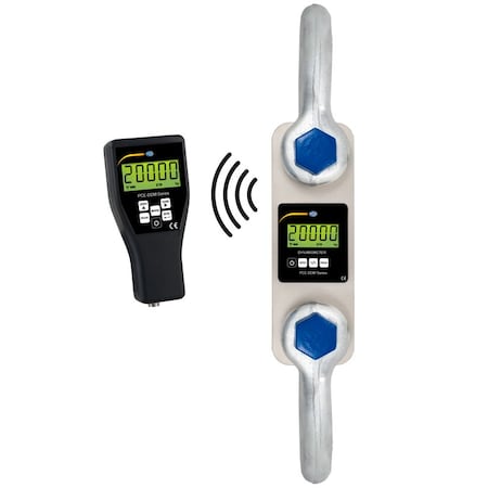 Pce Instruments Hanging Crane Scale, Remote Control Indicator PCE-DDM 20
